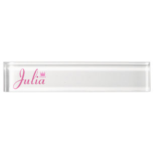 Crown of Princess Nameplate