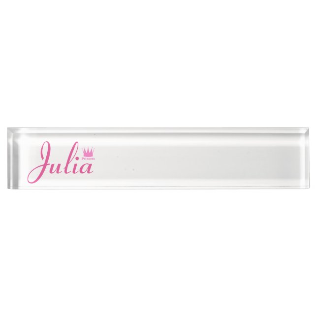 Crown of Princess Nameplate (Front)