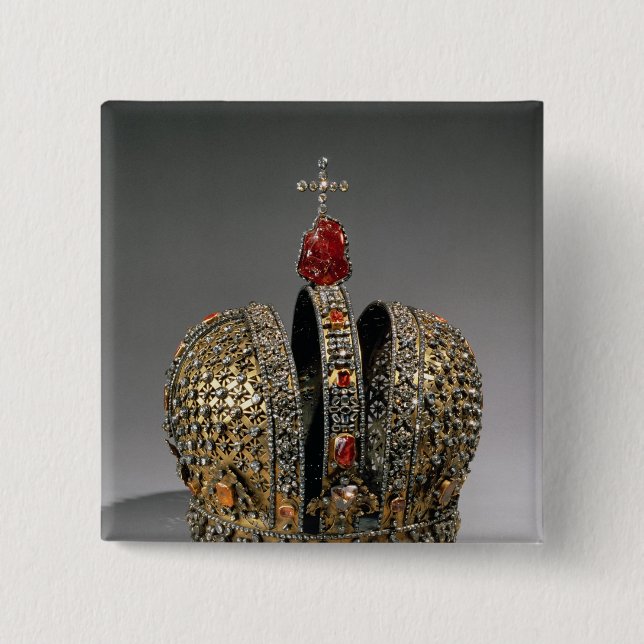 Crown of the Empress 2 Inch Square Button (Front)