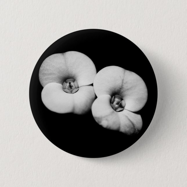 crown of thorns 2 inch round button (Front)