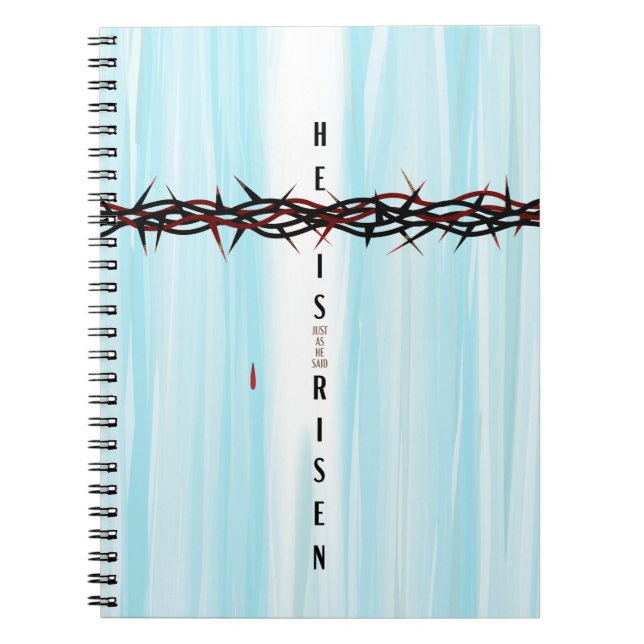Crown of Thorns Cross Notebook (Front)