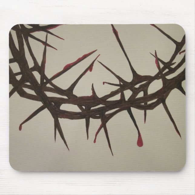 Crown of thorns mouse pad (Front)