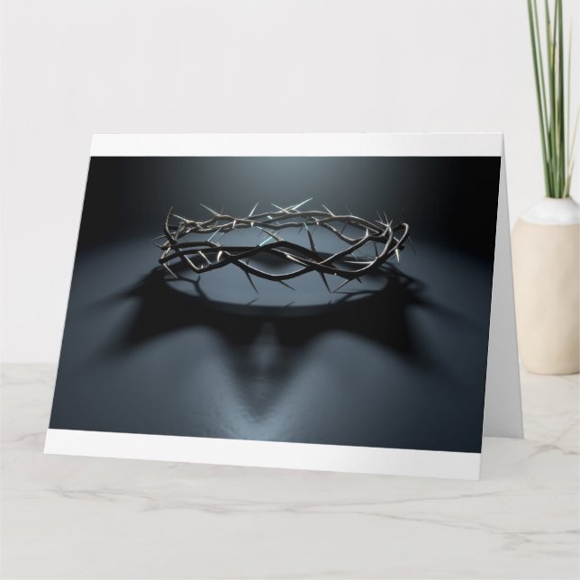Crown Of Thorns With Royal Shadow Card (Front)