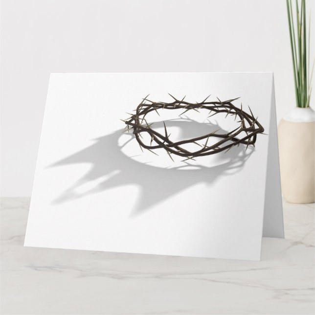 Crown Of Thorns With Royal Shadow Card (Front)