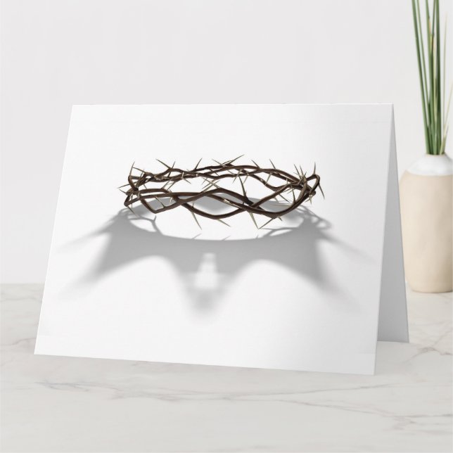 Crown Of Thorns With Royal Shadow Card (Front)