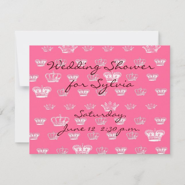 Crown Pattern in White (Front)