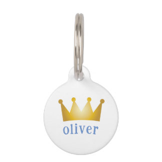 crown pet tag