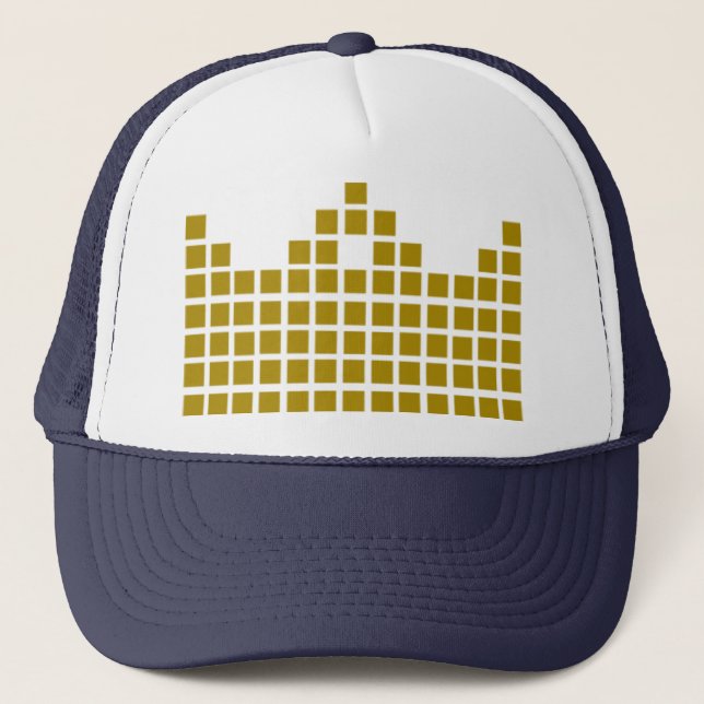 Crown Pixel Trucker Hat (Front)
