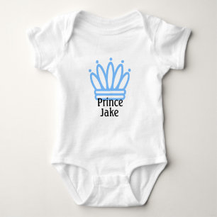 Crown Prince with name Baby Bodysuit
