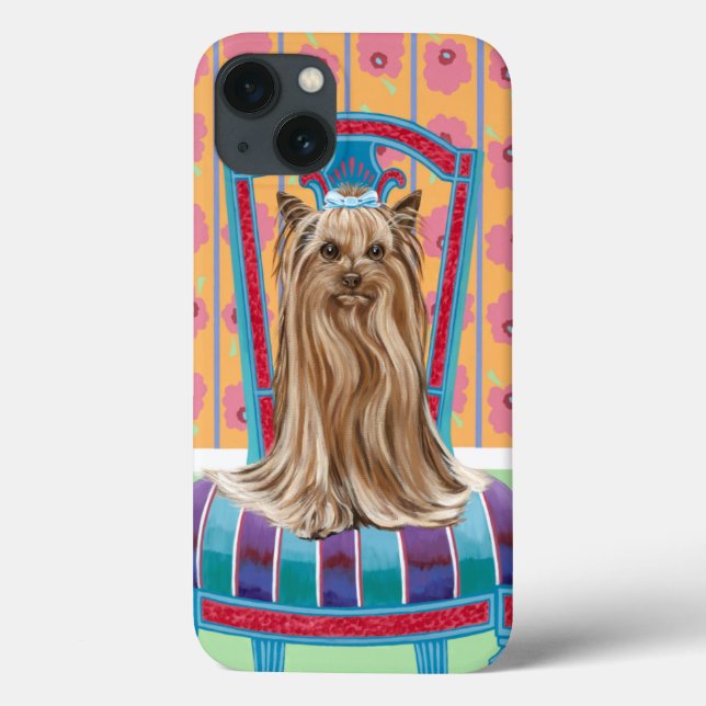 Crown Princess Yorkie Case-Mate iPhone Case (Back)