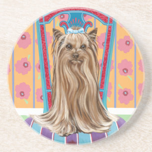 Crown Princess Yorkie Coaster