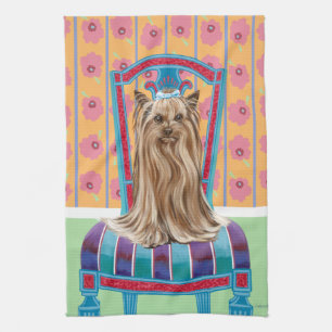 Crown Princess Yorkie Kitchen Towel