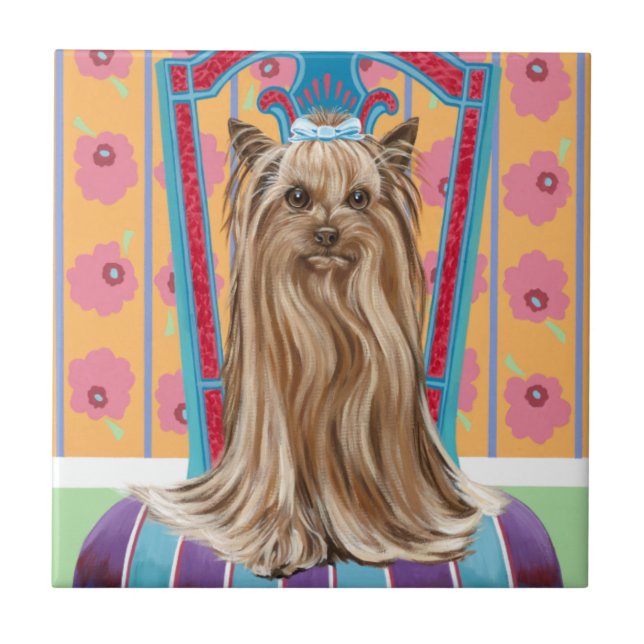Crown Princess Yorkie Tile (Front)