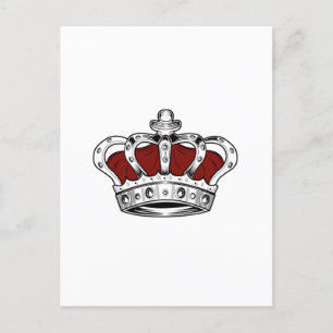 Crown - Red  Postcard