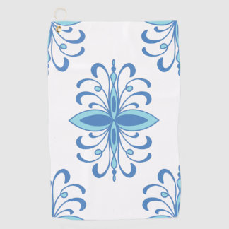 Crown seamless pattern golf towel