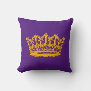 Crown. Throw Pillow