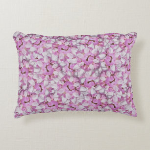 Crown Vetch Seamless Pattern Accent Pillow