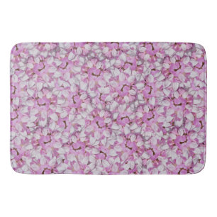 Crown Vetch Seamless Pattern Bath Mat