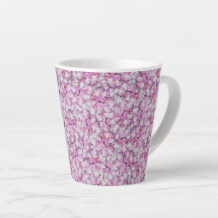 Crown Vetch Seamless Pattern Latte Mug