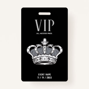Crown VIP Badge