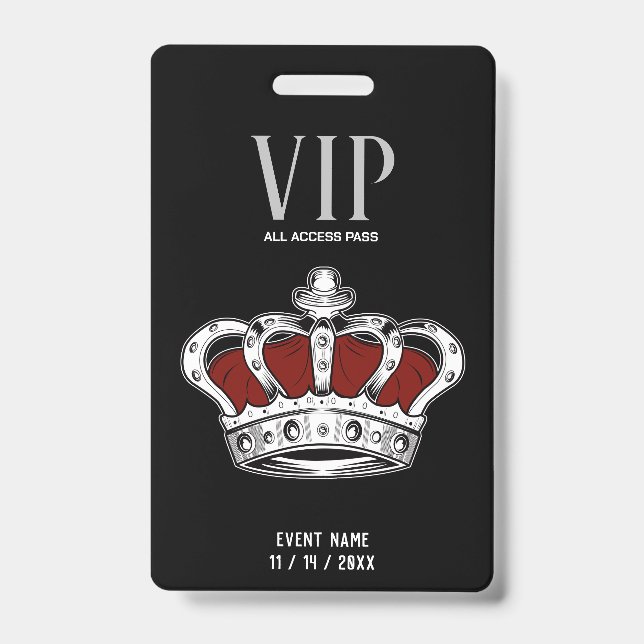 Crown VIP Badge (Front)