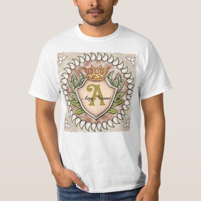 Crown Wing Monogram t-shirt (Front)