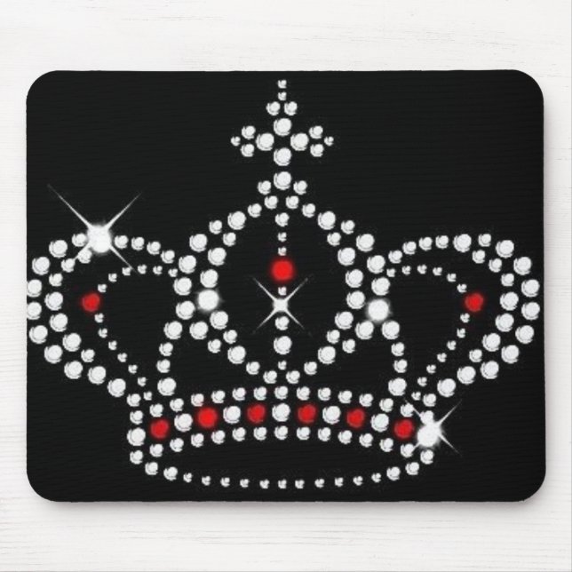 Crown with Bling Mousepad (Front)