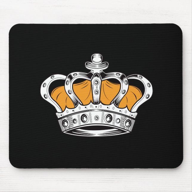 Crown - Yellow Mouse Pad (Front)