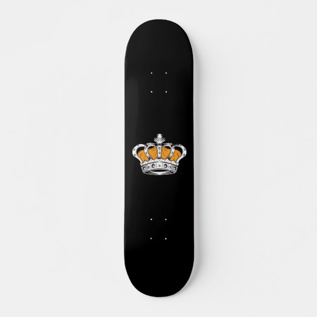 Crown - Yellow Skateboard (Front)