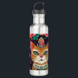 Crowned Bejewelled Cat 710 Ml Water Bottle<br><div class="desc">A durable, eco-friendly custom water bottle designed to keep your drinks cold or hot while showcasing your unique style</div>