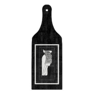 Crowned Cockatoo by Samuel Jessurun de Mesquita Cutting Board