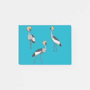 Crowned Cranes Post-it Notes