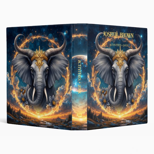 Crowned Guardian of the Celestial Gate the elefant Binder (Background)