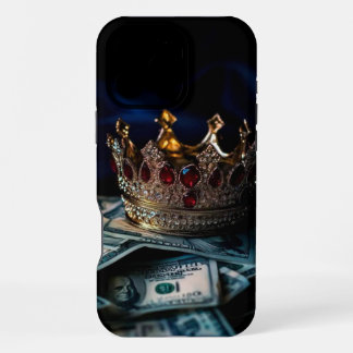 Crowned in Wealth iPhone 16 Pro Max Case