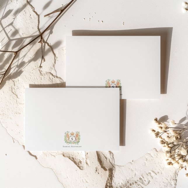 Crowned Monogram | Personalized Gentleman’s Card (Creator Uploaded)