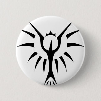Crowned Phoenix 2 Inch Round Button