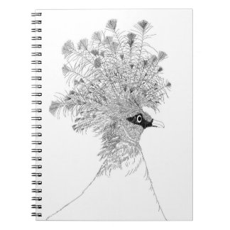 Crowned Pigeon Spiral Notebook