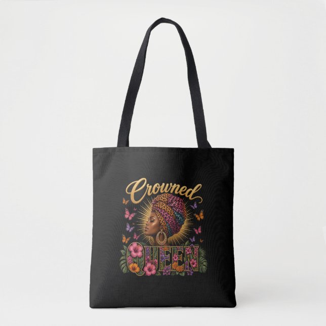 Crowned Queen Women's Tote Bag (Front)