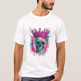 Crowned Skull Splash T-Shirt