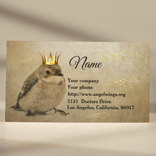 Crowned Sparrow Business Card