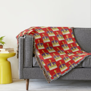 Crowned! Throw Blanket