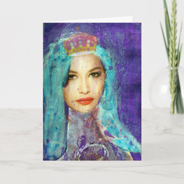 Crowned Zetti Girl Card (Front)