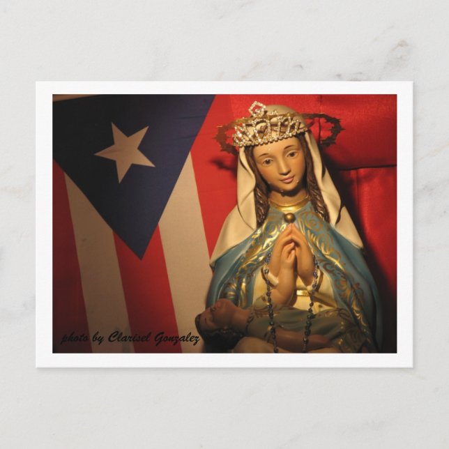 Crowning the Virgin Postcard (Front)