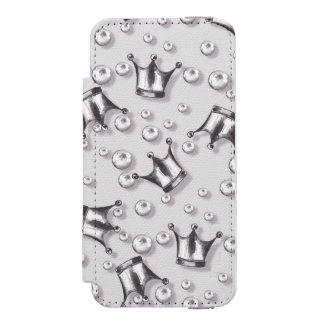 Crowns and pearls incipio watson™ iPhone 5 wallet case