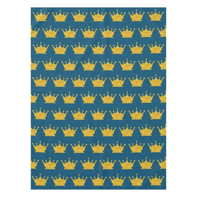Crowns Pattern  Tablecloth (Front)