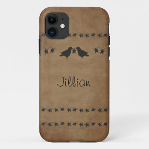 Crows and Stars  iPhone 11 Case