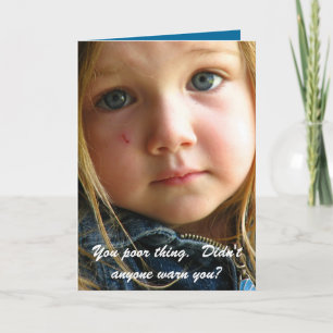Crows feet card