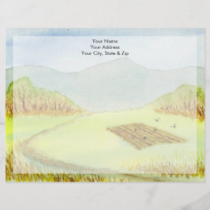 Crows in the Garden Letterhead