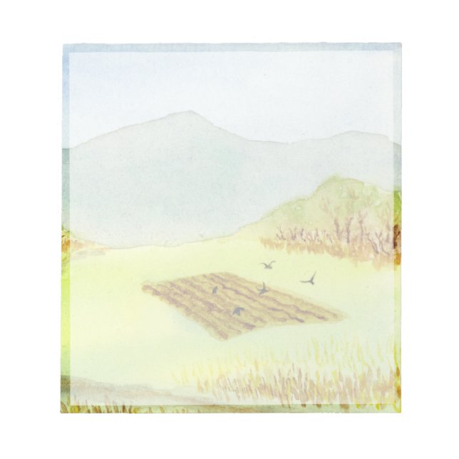Crows in the Garden Notepad (Front)