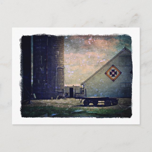 Crow's Nest Barn Quilt Postcard (Front)